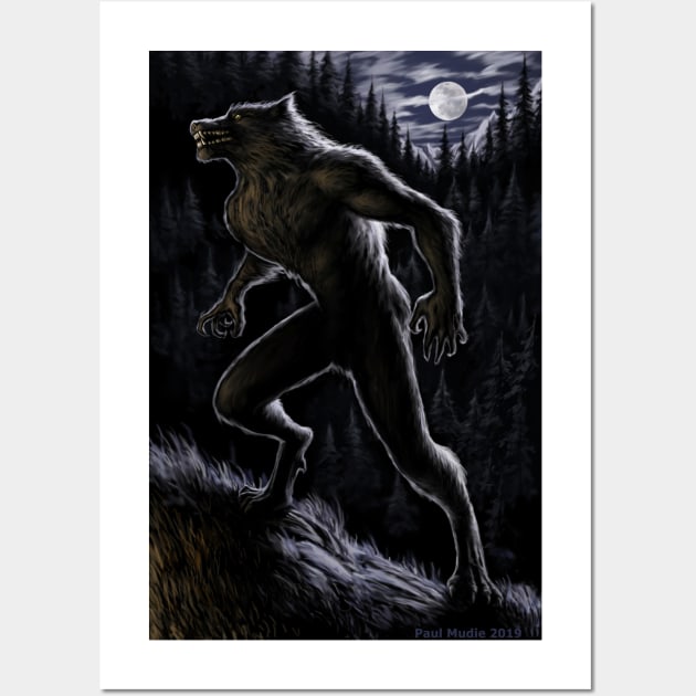 Return of the Werewolf Wall Art by Paul Mudie